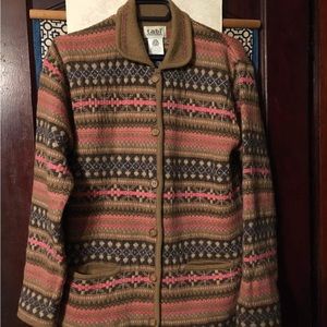 Tabi 100% pure wool cardigan sweater, Sz small